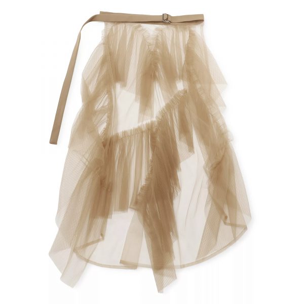 MARGEPleated tulle wrap skirt￥46,200