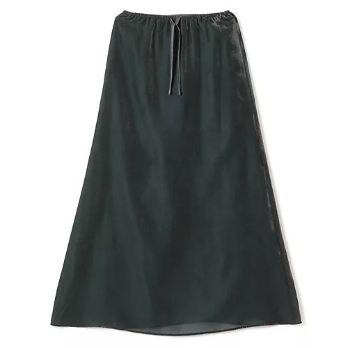 AMOMENTOVELVET DRAWSTRING LONG SKIRT￥29,700