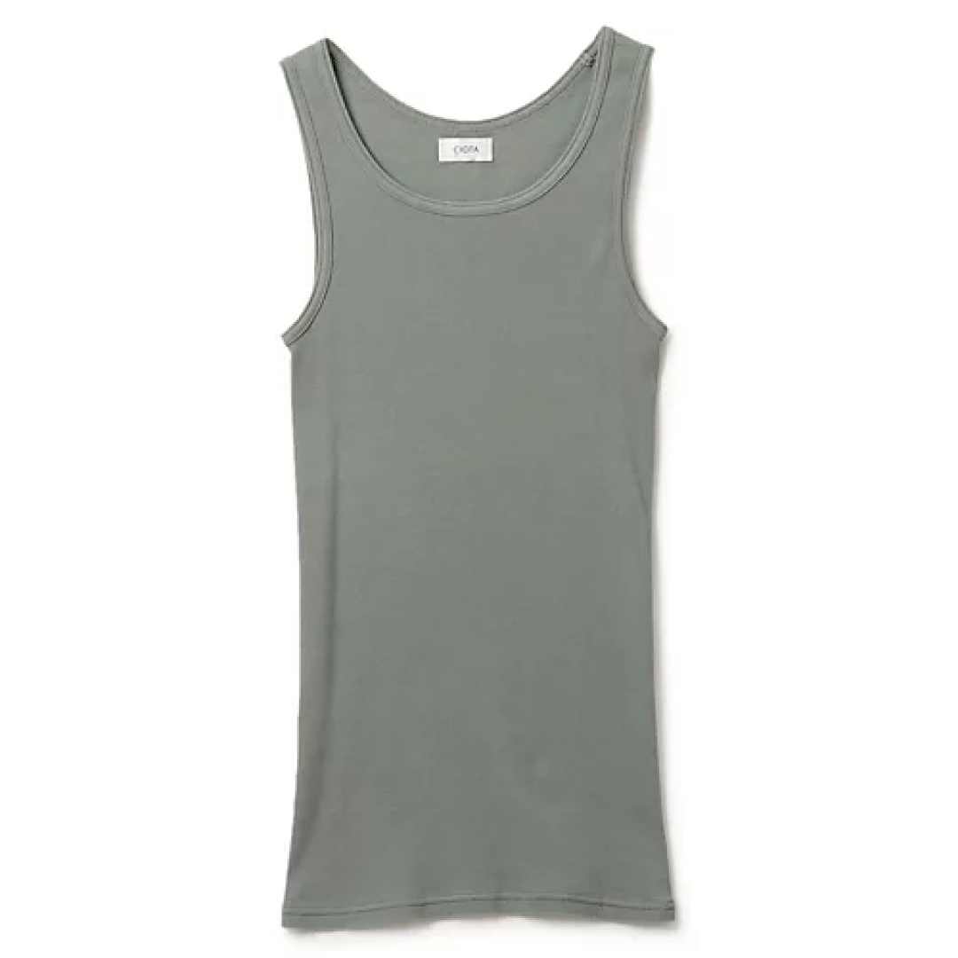 シオタ　Ribbed Tank Top