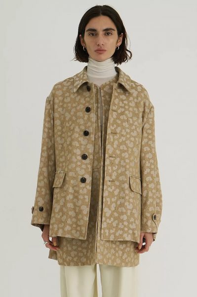 CLANE

LINEN LEOPARD JACKET

￥46,200