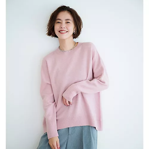 12closet【福田麻琴さんコラボ】【洗える】クルーネックホールガーメントニット￥16,500