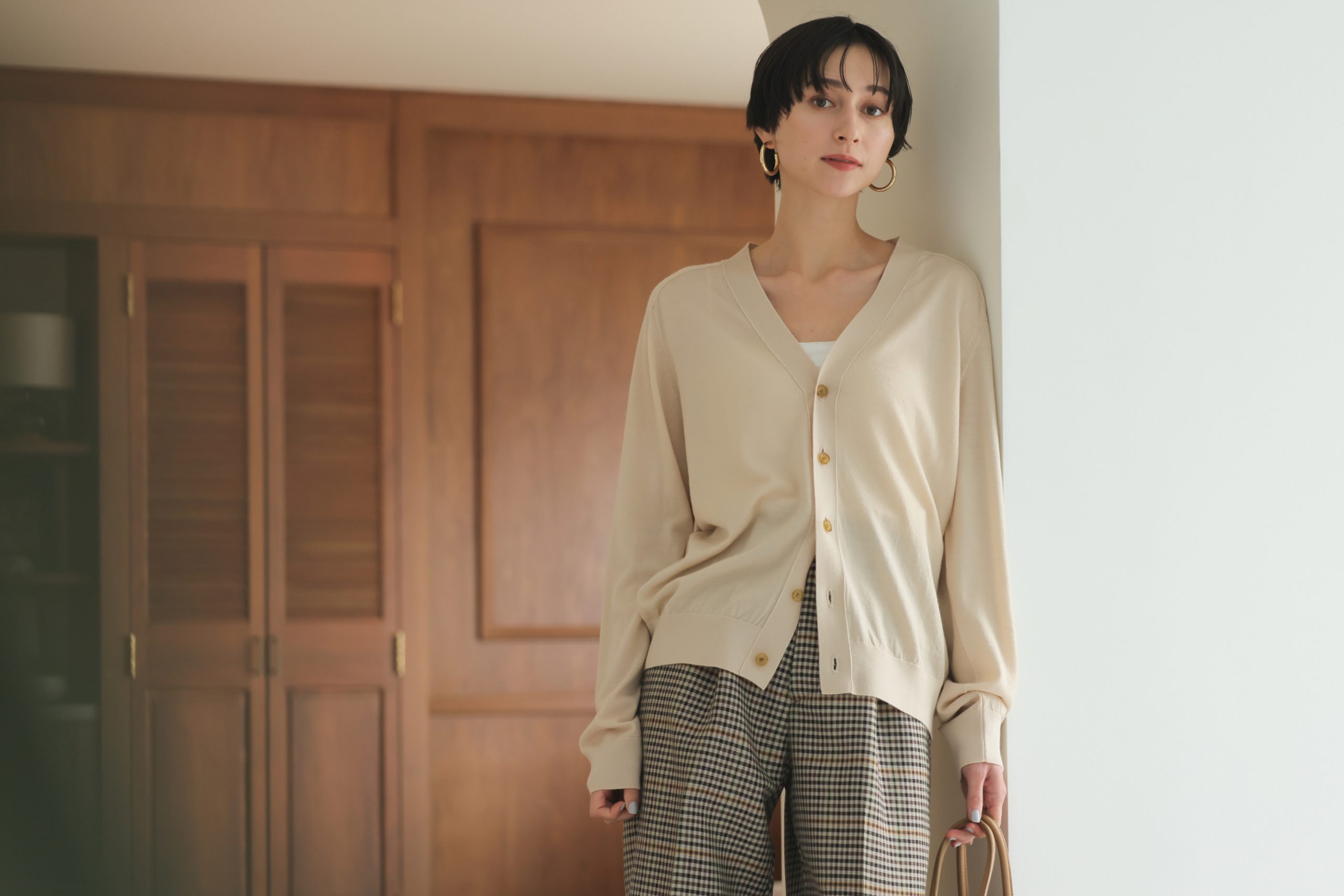 【UMEDA】16GG V NECK CARDIGAN | GOOD THINGS Vol.52