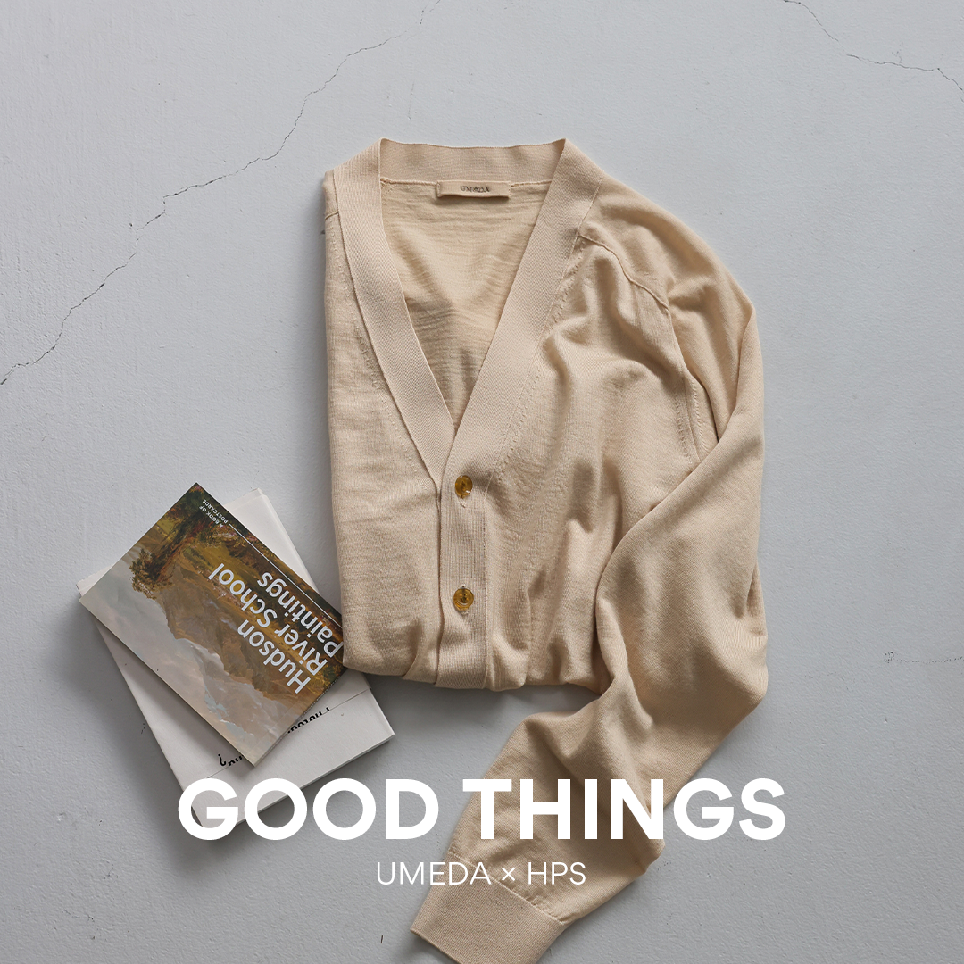 【UMEDA】16GG V NECK CARDIGAN | GOOD THINGS Vol.52