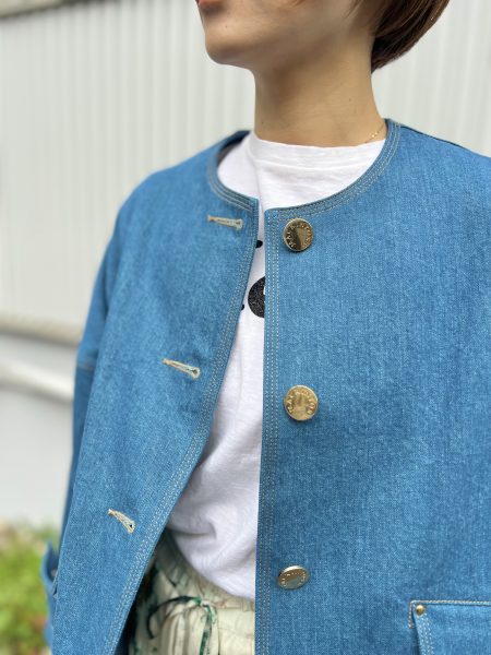 MACKINTOSH
【HPS別注】HUMBIE NO COLLAR DENIM JACKET
¥ 79,200