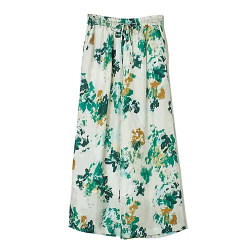 SACRAフラワープリントパンツ