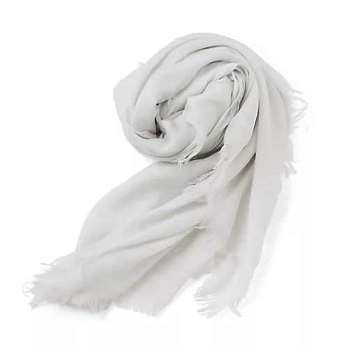 ASAUCE MELER×eclatリネンモダールシルクメランジュソリッドストール