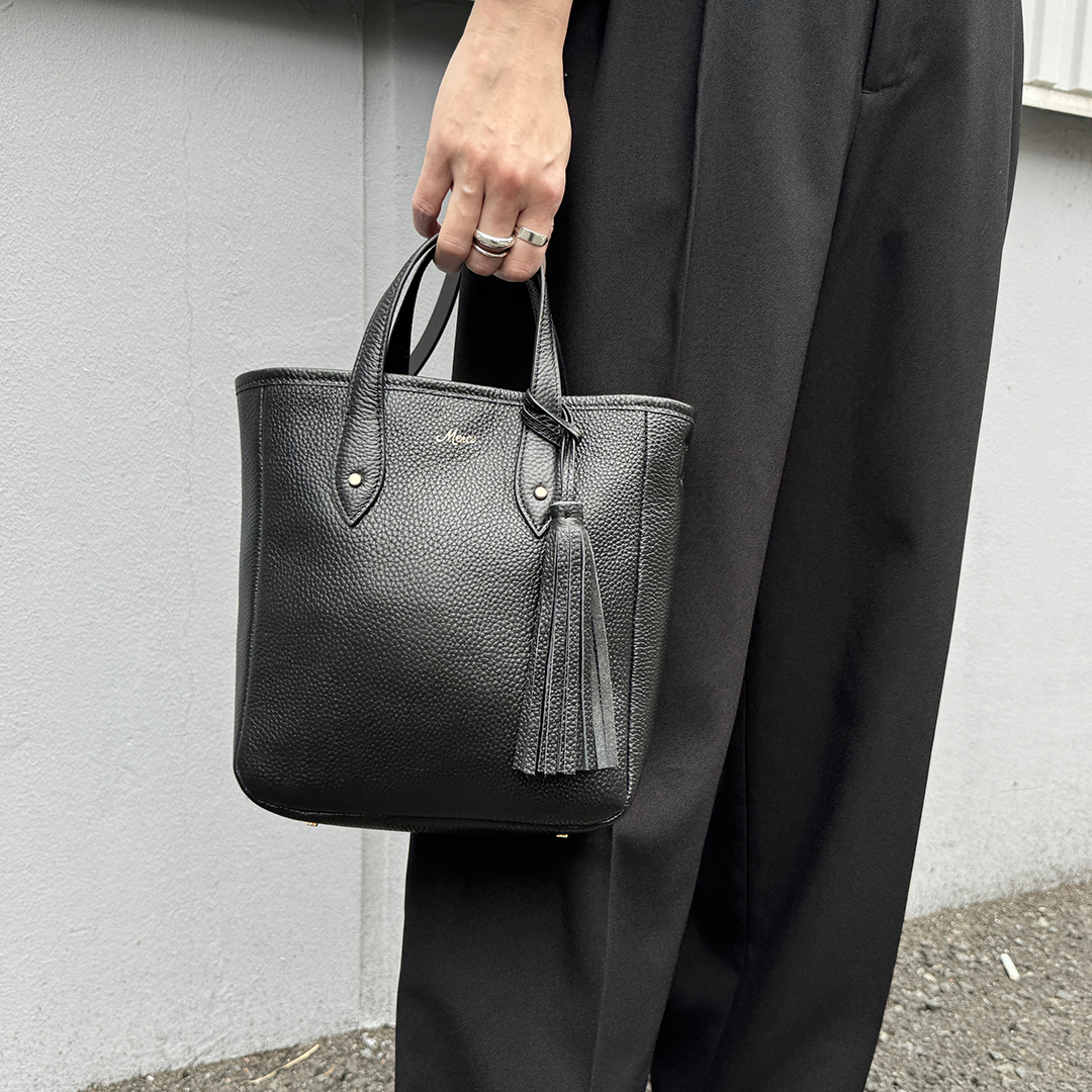 【完売前にチェック！】持つだけで洒落見え！小さくても頼れる2WAYレザートート【12closet】