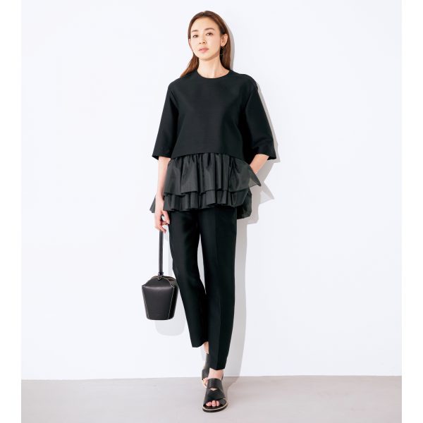 DOMELLE2WAYぺプラムブラウス￥63,800