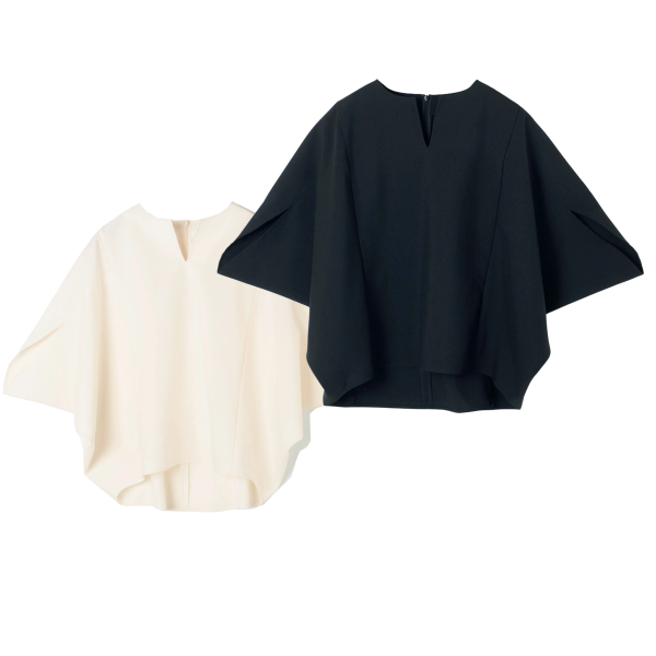 E by eclat
涼やかポンチョ風ブラウス
￥14,300