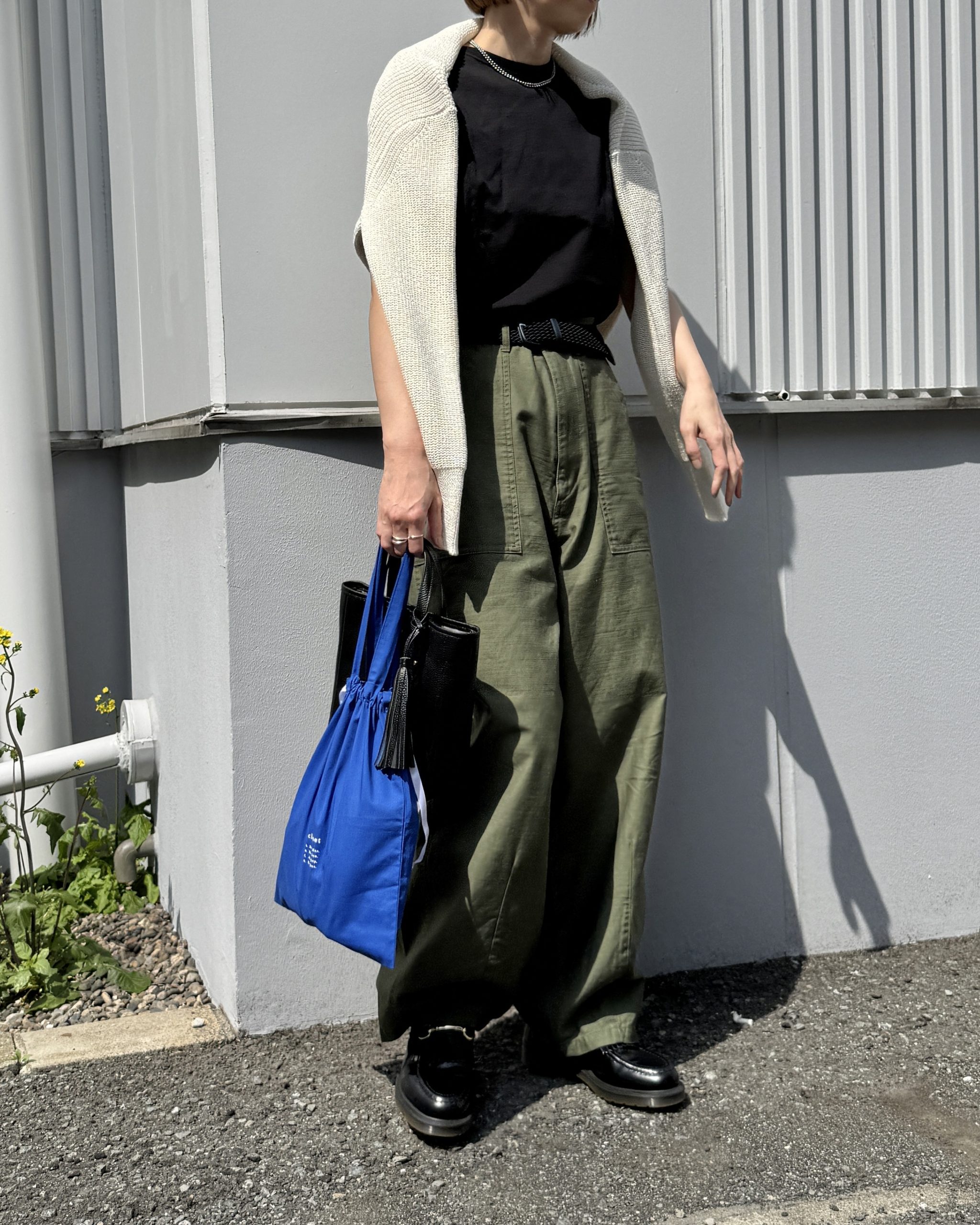 12closetカジュアル派のためのフリンジ付き２WAYトート