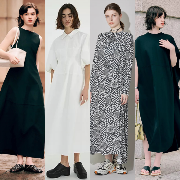 大人のための「黒と白のワンピース」