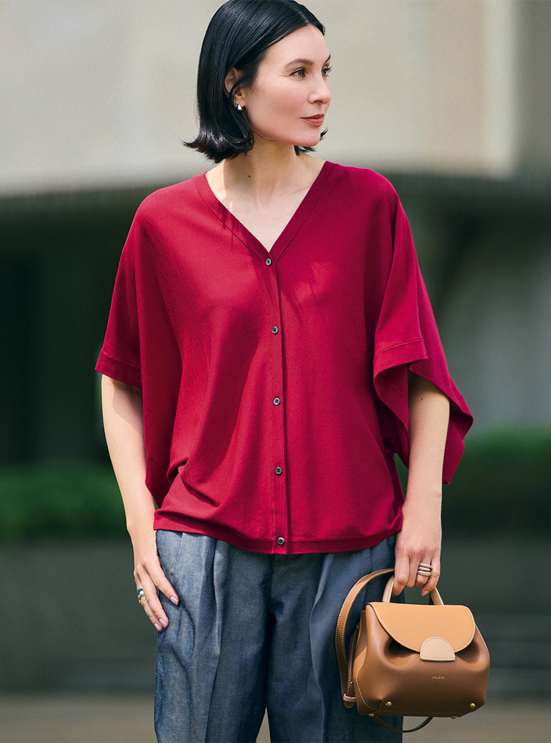 【50代　ファッション】エクラでしか買えない！涼感と着映えを両立！E by eclatの新作6選 éclat2025年7・8月合併号特集