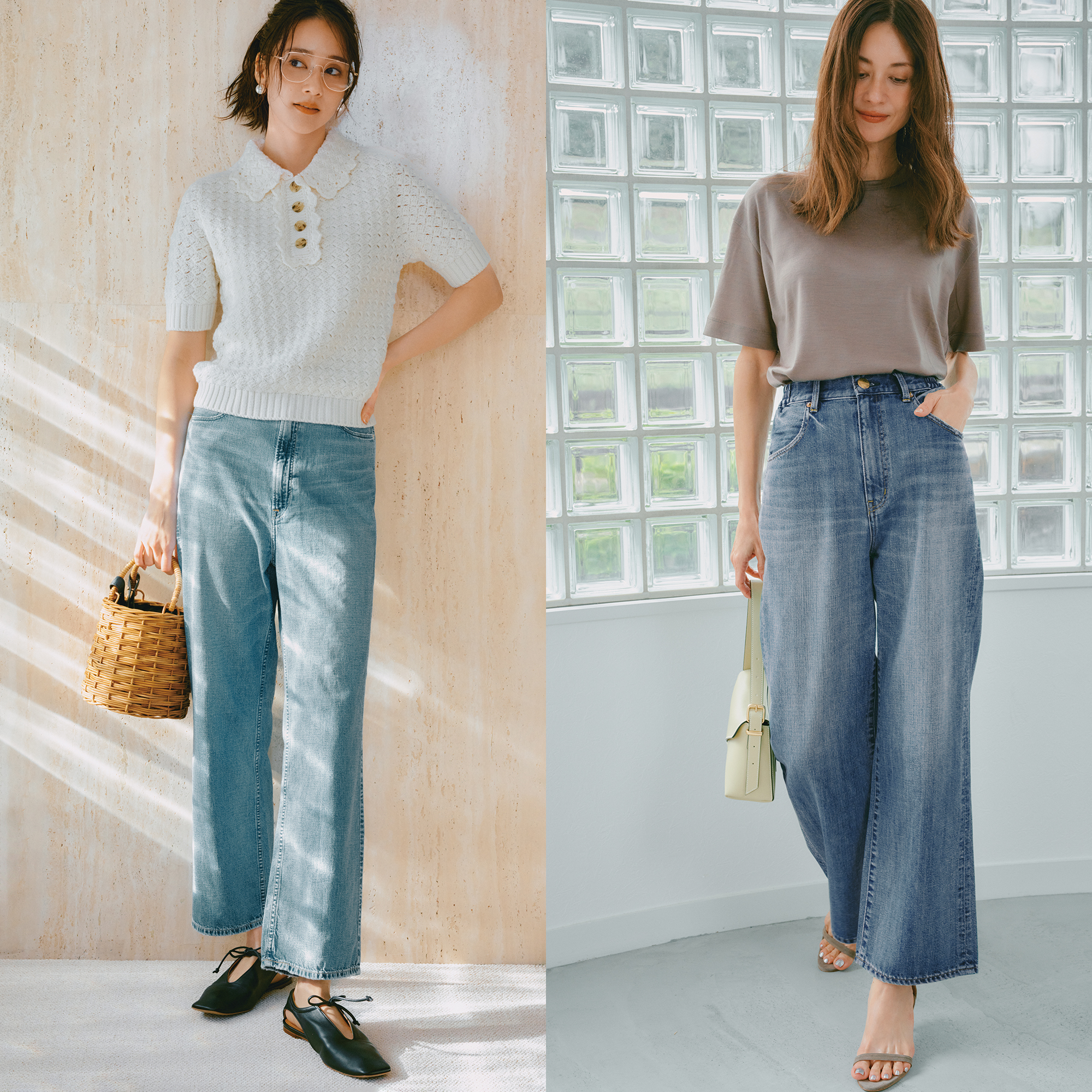 真夏でも涼しく！大人のデニムは軽やかさで選ぶ