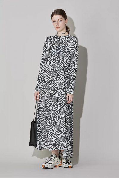 TELMAOptical Checked Easy Dress¥85,800