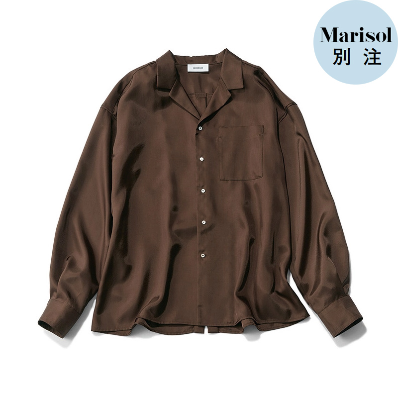 【Marisol別注】バックスリットシャツ