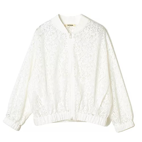 MOGA×eclat【戸野塚かおるさん別注】レースブルゾン￥46,200