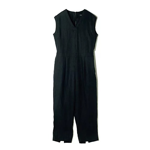 【50代 ファッション】着丈が選べる！SINMEのVネックオールインワン éclat2025年6月号特集