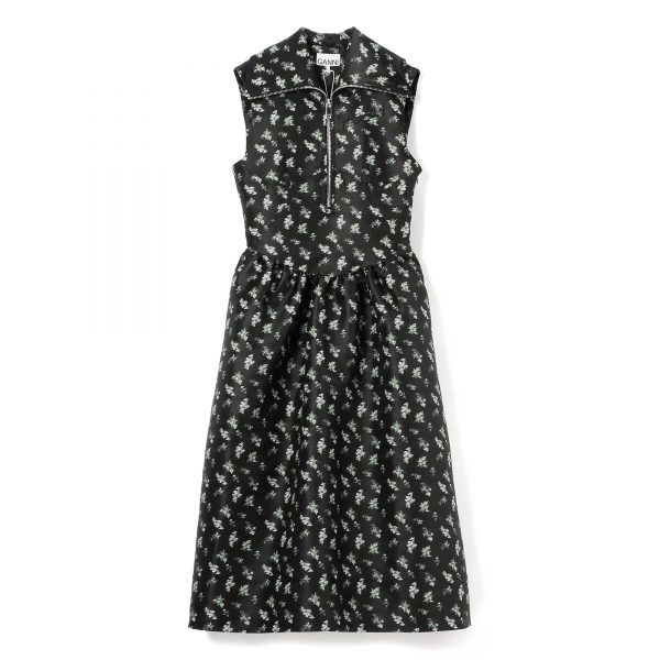 GANNIFloral Jacquard Midi Dress¥79,200