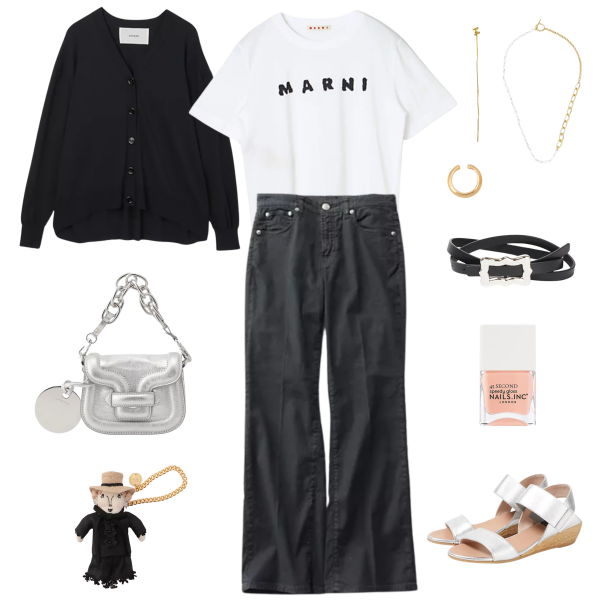 【50代 週末コーデ】シンプル＆エレガントなサマーモノトーンコーデ＃Jマダムのおしゃれ