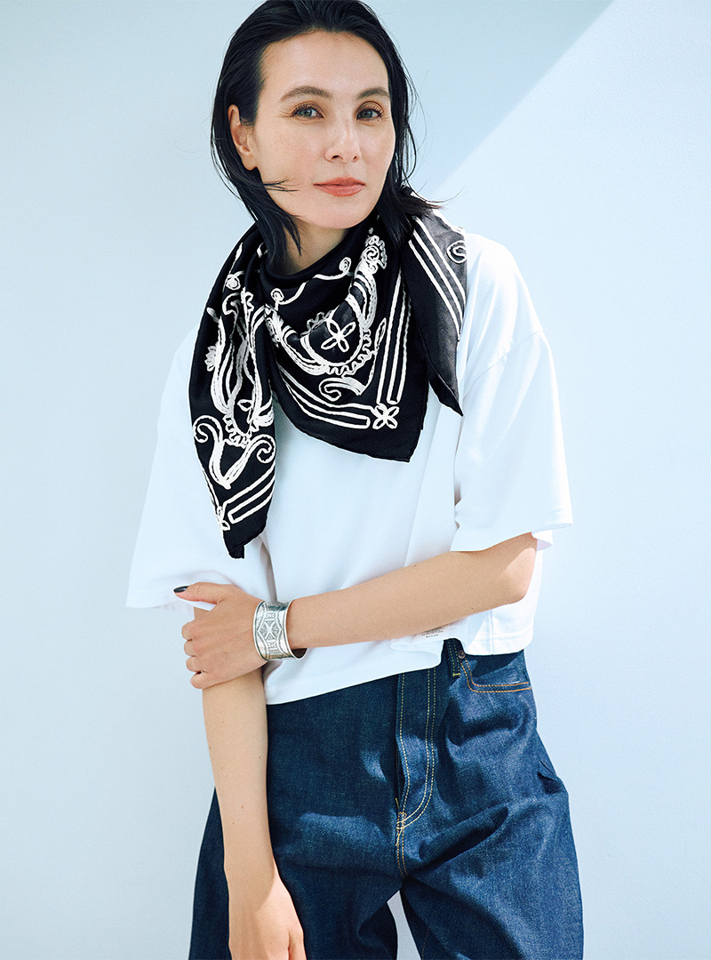 暑さ本番！ 小物が着こなしのカギになる éclat2025年9月号特集