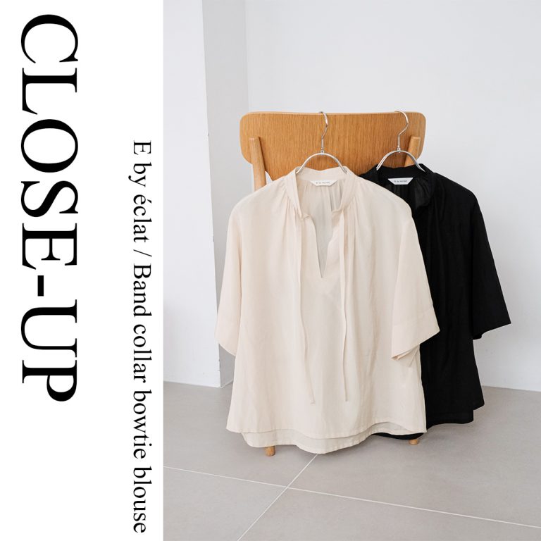 一枚で華やか。大人の夏スタイルを刷新するブラウス 【50代ファッション・E by eclat】