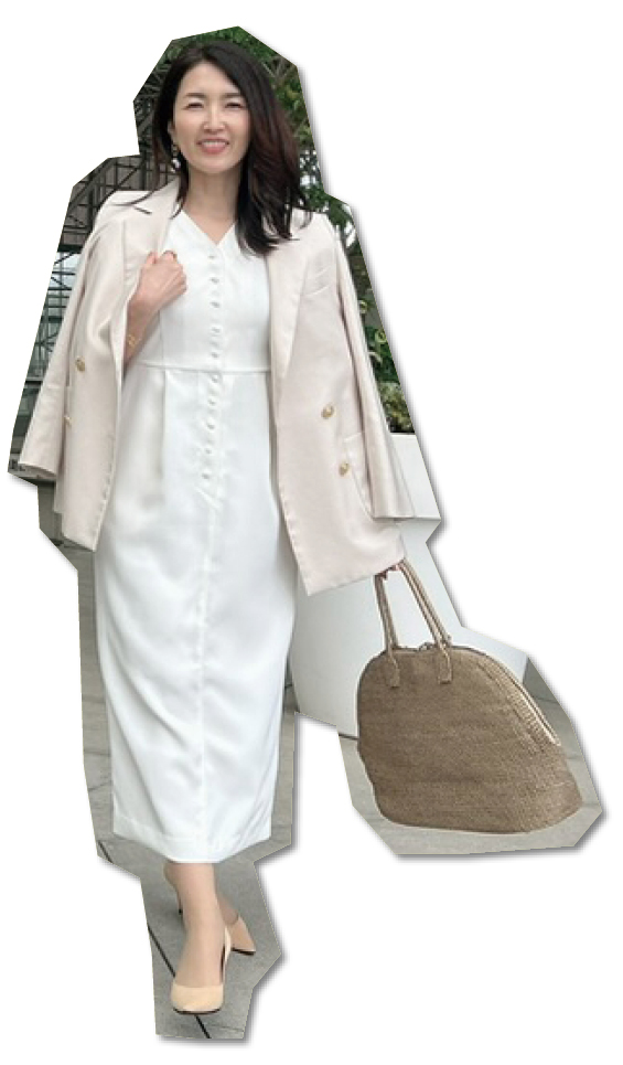 No.100 Macoさん×M7daysすっきり見えコクーンワンピースコーデ