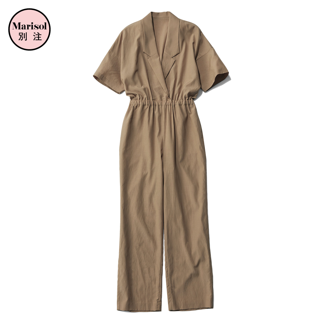 ウィム ガゼットの【Marisol別注】開襟シャツ風オールインワン