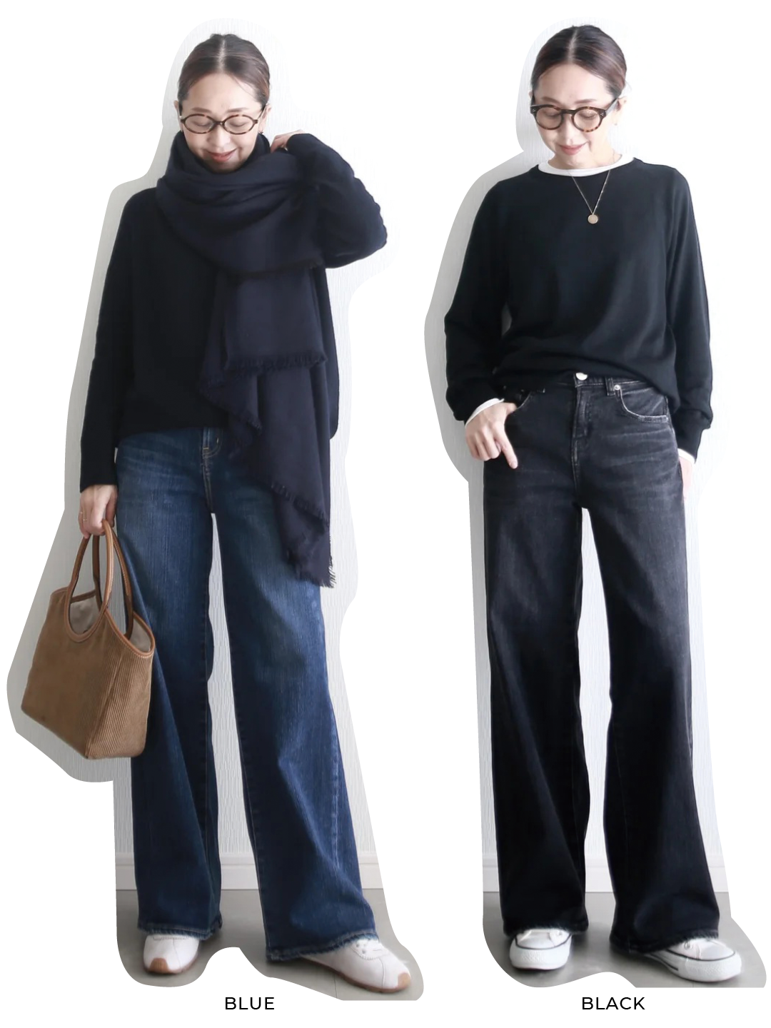 bemiさん着用コーデ　レッドカード トーキョーの【洗える】35th Anniv. Wide