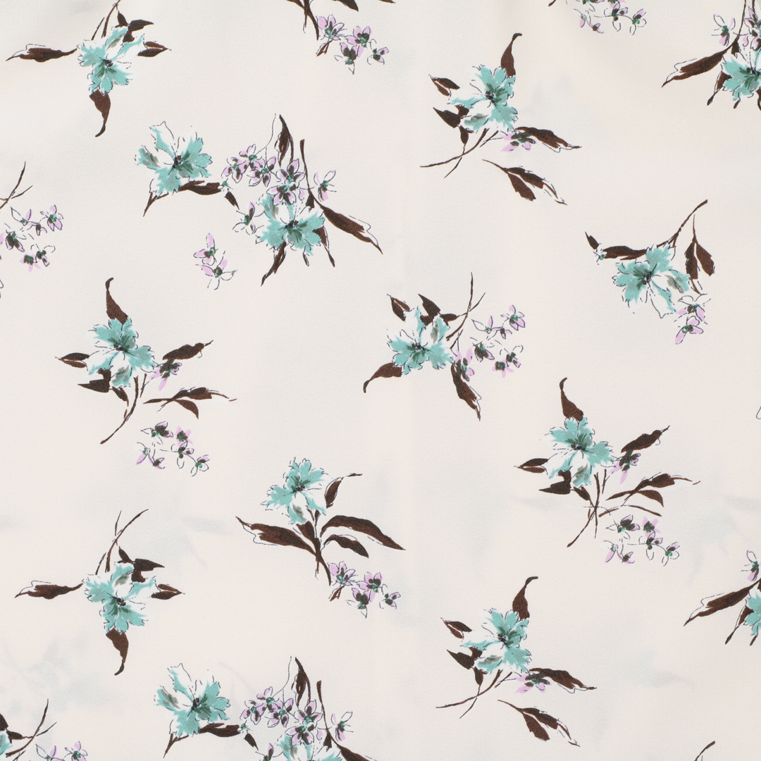 エムセブンデイズのフラワープリント ノースリーブブラウスZOOM!