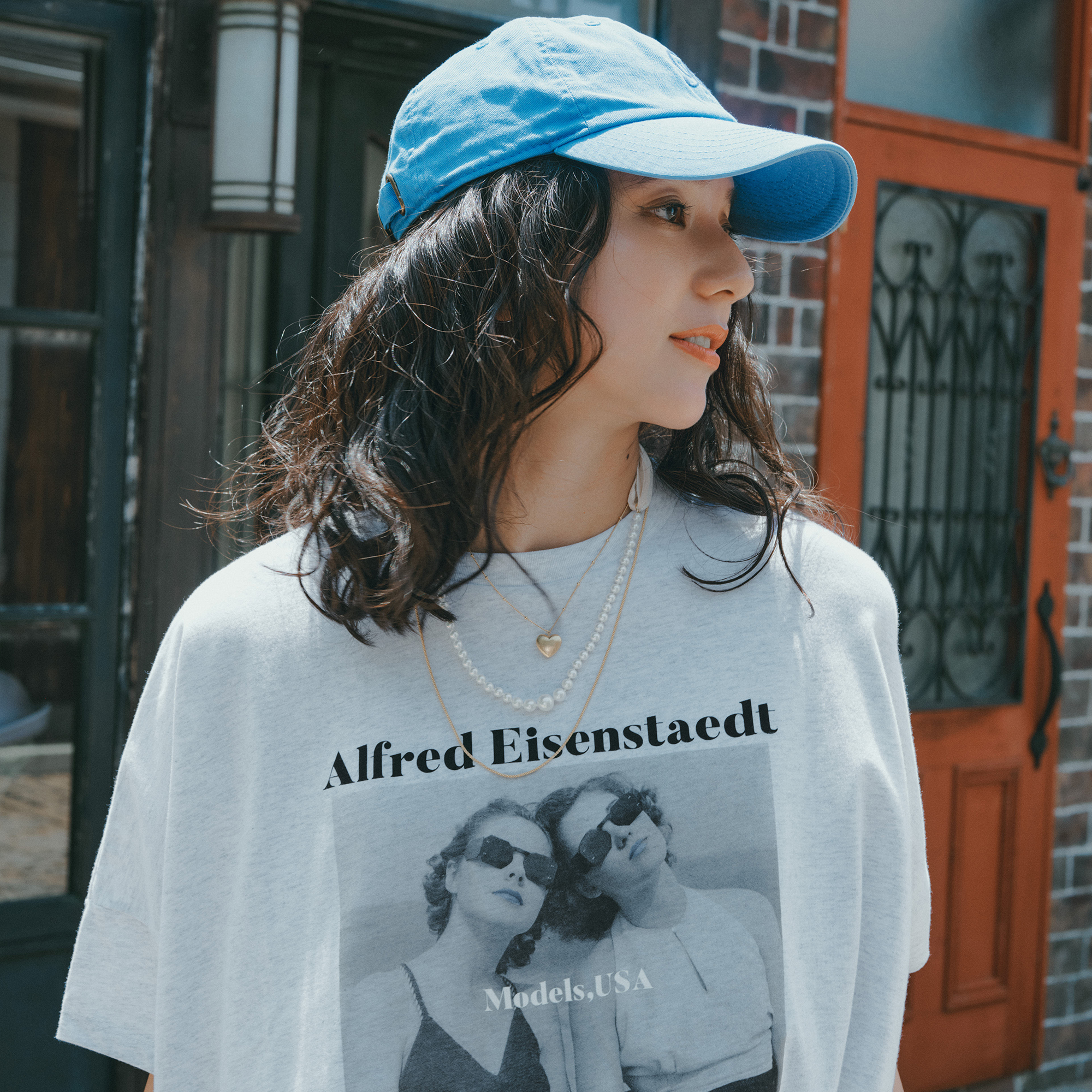 「Tシャツ」&「ジュエリー」のクールで甘いマリアージュ♡