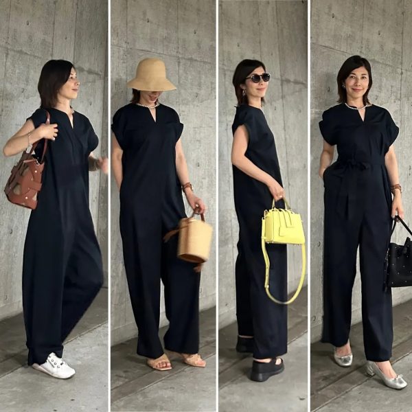 【エクラ 華組　伊藤美帆さん】エクラ別注！［大人のボーダーT］真夏の4style