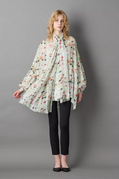 BLAMINKBM P FLW／PRT RBN LSL￥154,000