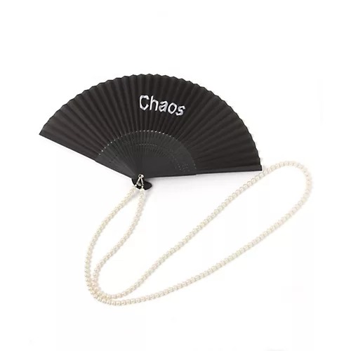 Chaosパールストラップ扇子￥14,300