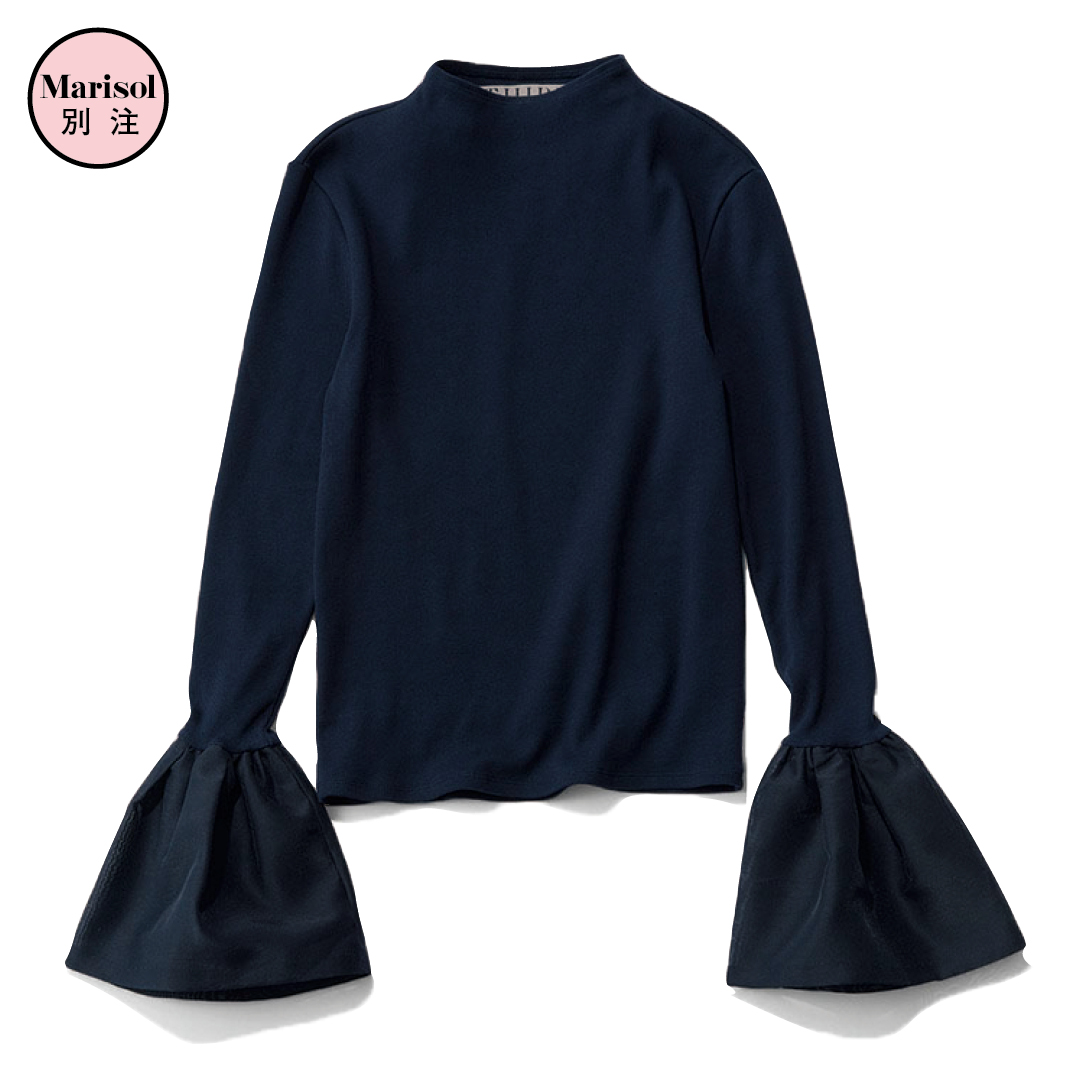 サードマガジンの【Marisol別注】オーガンジー袖カットソー
