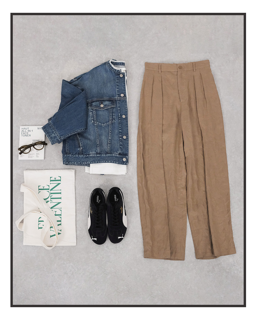 12closet
【洗える】ヨーロピアンリネンワイドタックパンツ