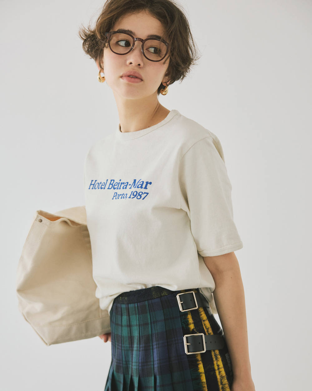 【O’Neil Of Dublin】 脱ほっこり！ モードなキルトスカートで秋デビュー  | GOOD THINGS Vol.76