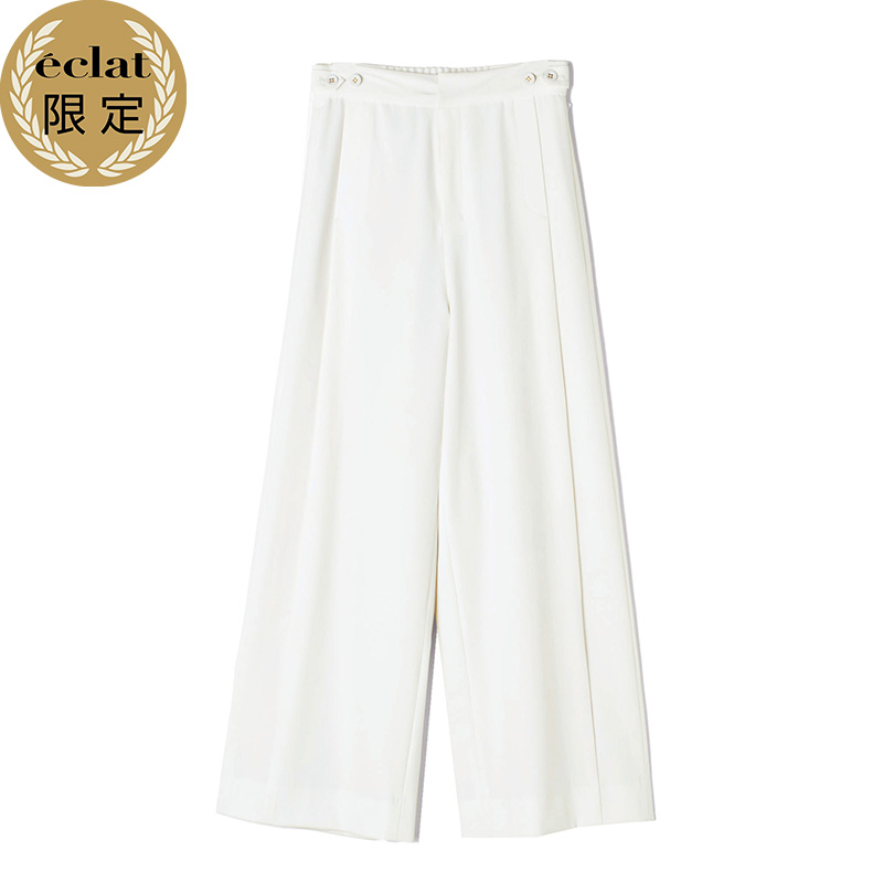 エクラプレミアム発！優美なセミワイドパンツ誕生 éclat2025年10月号特集