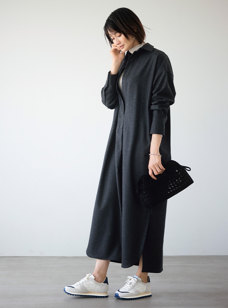 50代女性必見！秋コーデに似合うスニーカー4選 éclat2025年10月号特集