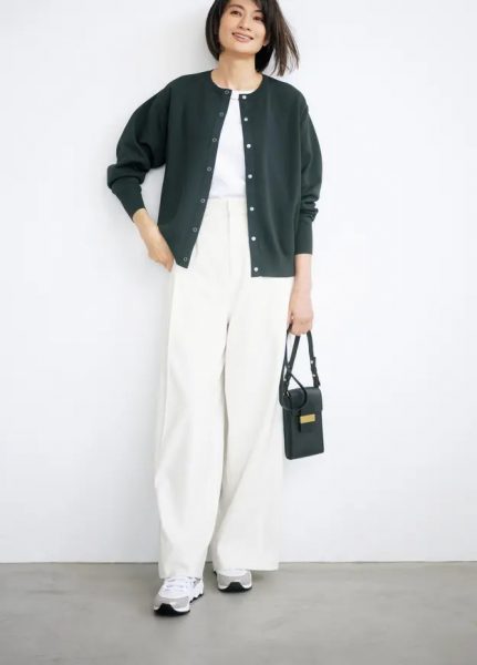 【50代 パンツ】E by éclat「優美なセミワイドパンツ」4つの魅力を徹底解説！