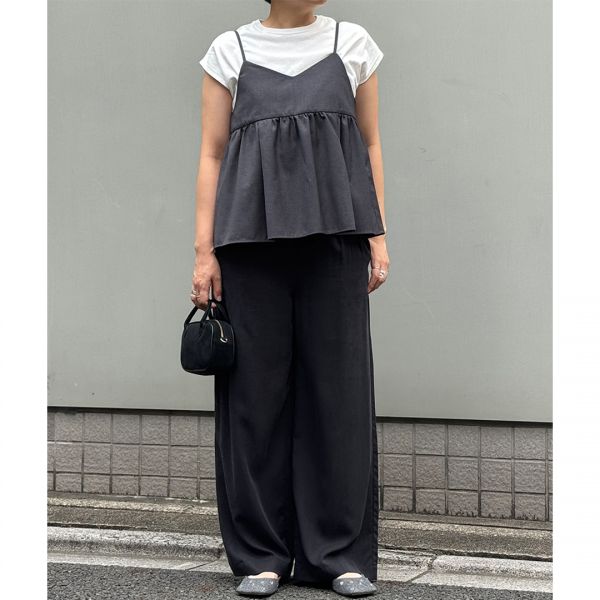 【着比べ＆コーディネートをご紹介！】晩夏＆初秋に頼れる 落ち感セミワイドパンツの魅力を徹底解説 #40代・50代コーデ#LEEマルシェ#12closet