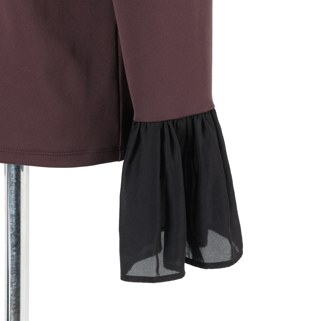 エムセブンデイズの【高垣麗子さんコラボ】袖フレアトップスサブカット