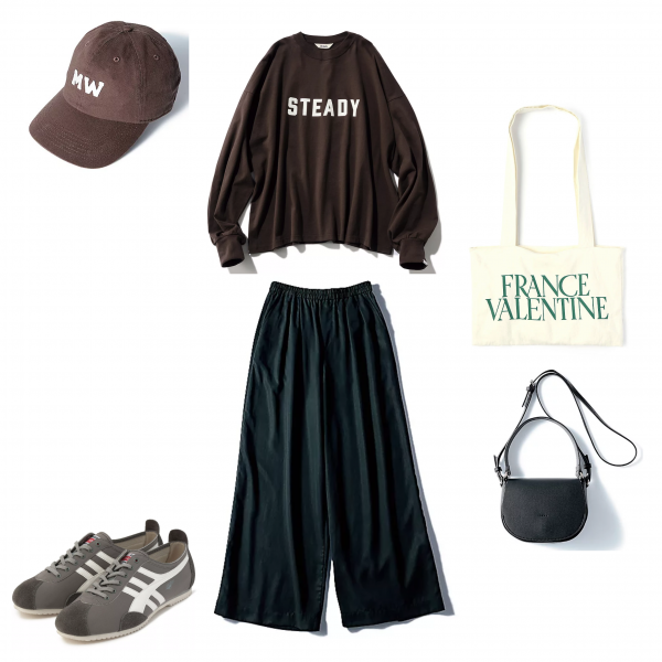 【着比べ＆コーディネートをご紹介！】晩夏＆初秋に頼れる 落ち感セミワイドパンツの魅力を徹底解説 #40代・50代コーデ#LEEマルシェ#12closet