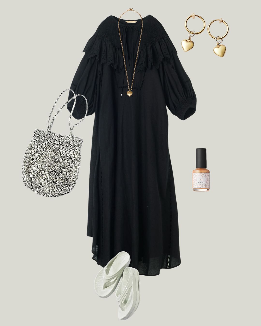 【休日オシャレ】1着でサマになる。頼れる夏の黒ワンピース2選。　#30代・40代大人の休日コーデ