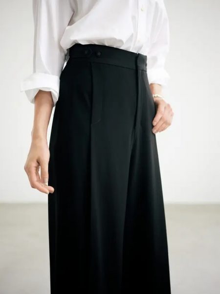 【50代 パンツ】E by éclat「優美なセミワイドパンツ」4つの魅力を徹底解説！