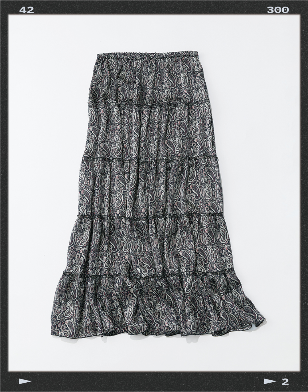 クチュール ド アダムのTiered Skirt Dress Paisley