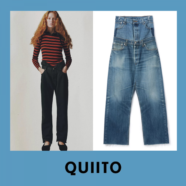 「QUIITO」の別注リメイクデニムに注目