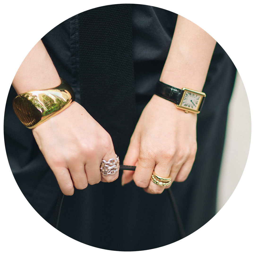 ブリルのセイヒンゾメオーバーシャツと【Marisol別注】サテンドローストリングスカートコーデ Close up!