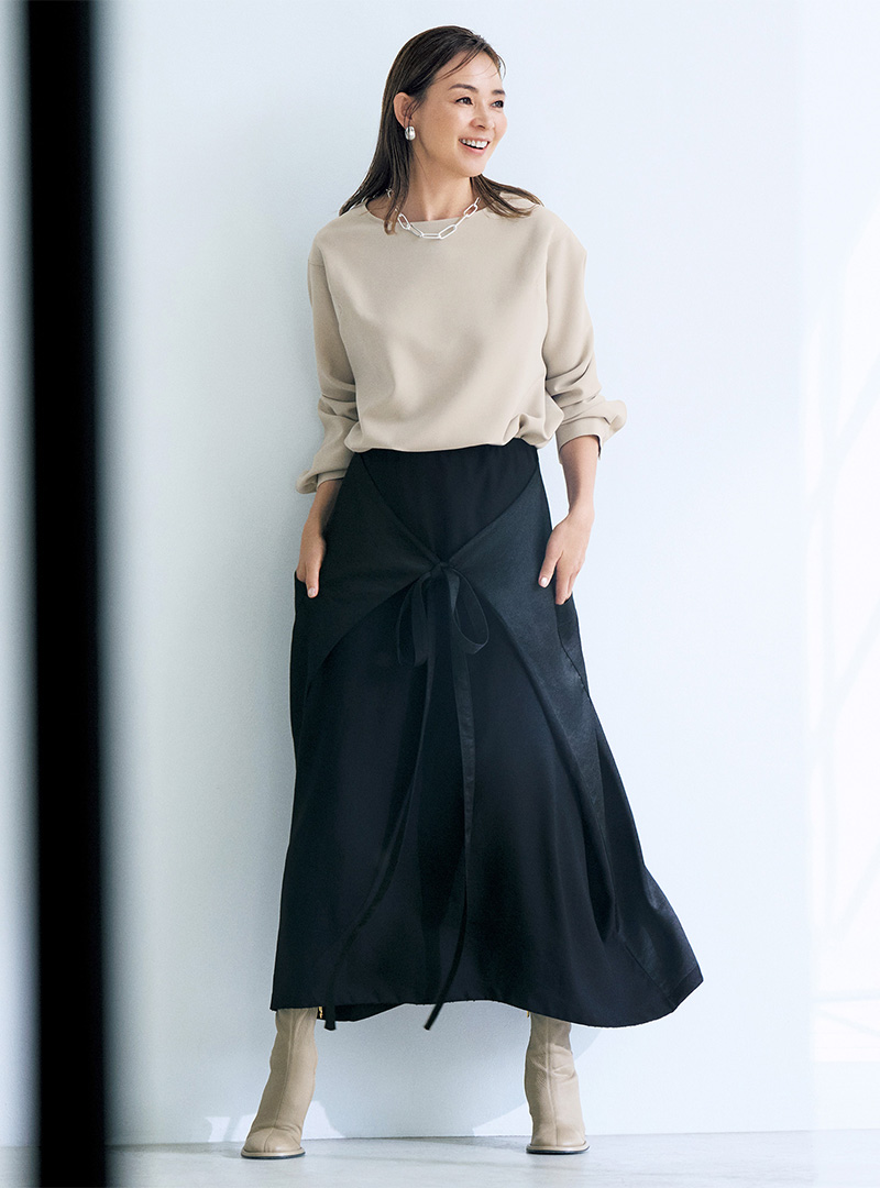 50代秋コーデ決定版！頼れる着映えトップス6選 éclat2025年10月号特集