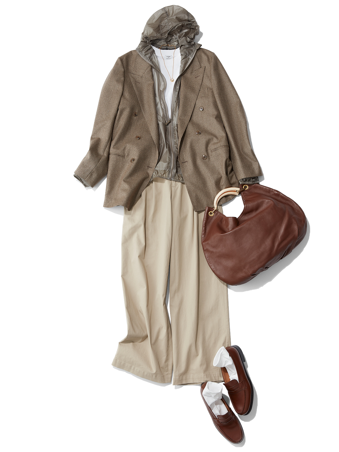 ザ・ノース・フェイスのFree run wind Parkaコーデ2