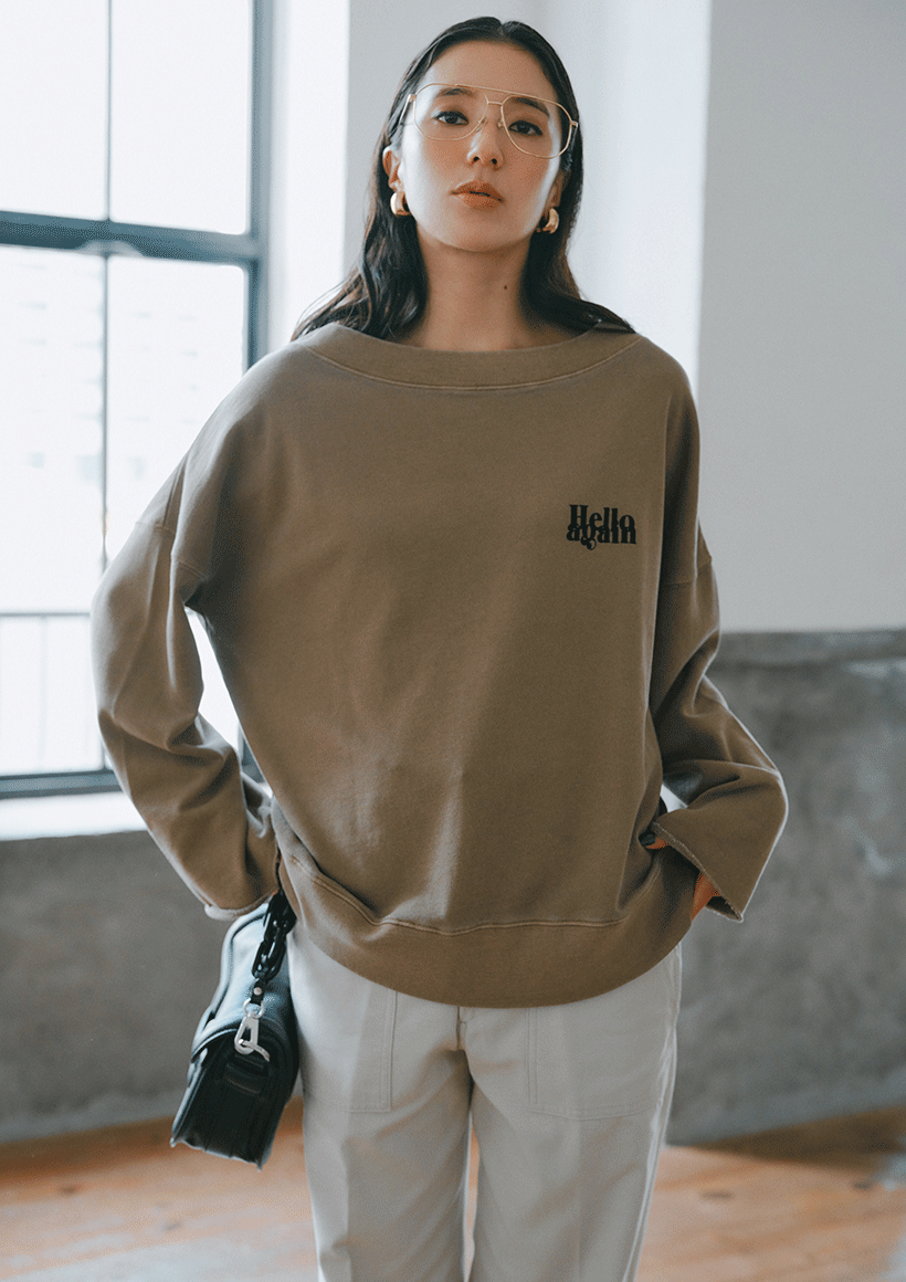 大人のスウェットこなれ術